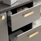 Minimalist Flat Rounded Bar Cabinet Pulls and Round Knobs