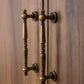 Vintage Turned Solid Brass Cabinet Pulls and Knobs
