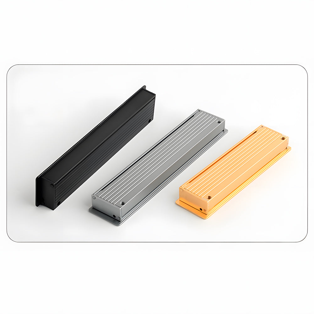 Long Aluminum Recessed Finger Pulls