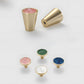 Colored Inset Cabinet Knobs for Wardrobes and Drawers