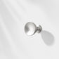 Smooth Curved Cabinet Handles and Round Knobs for Wardrobes