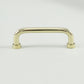 Brass Round Bar Cabinet Pulls and Knobs for Wardrobes