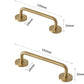 Gold Brass Round Bar Cabinet Handles and Drawer Pulls