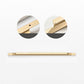 2 Pack Aluminum Edge Pull Cabinet Handles