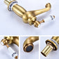 Retro Solid Brass Single Hole Bathroom Faucet