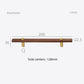 Wood Grain Cabinet Handles and Knobs with Metal Posts