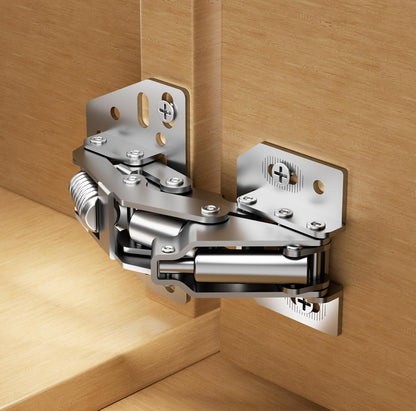 Harbor 90° Soft-Close No-Bore RV Cabinet Hinges – Surface Mount