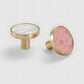 Colored Inset Cabinet Knobs for Wardrobes and Drawers