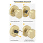 Heavy Duty Round Passage Door Knobs for Hallway and Closet Doors