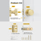Heavy Duty Round Passage Door Knobs for Hallway and Closet Doors