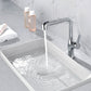 Single Hole Rotatable and Pull-Out Bathroom Faucet