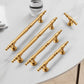 Gold Turned Bar Cabinet Handles and Drawer Pulls