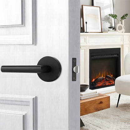 Zinc Alloy Passage Door Lever Handles for Closet and Hallway Doors