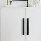 Black Finger Edge Cabinet Pulls, Aluminum Alloy