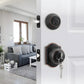 Keyed Entry Door Knob and Deadbolt Set for Front Doors