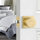 Heavy Duty Square Door Knobs for Closet, Hallway and Bathroom Doors
