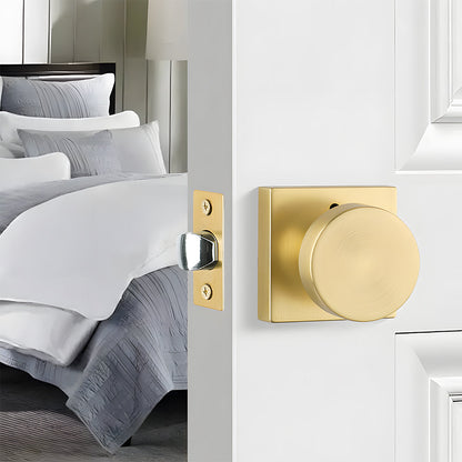 Heavy Duty Square Door Knobs for Closet, Hallway and Bathroom Doors