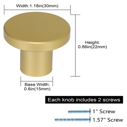 Aluminum Alloy Kitchen Cabinet Knobs