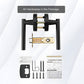 Gold and Black Interior Door Lever Handles for Bedroom and Hallway Doors