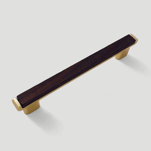 Two-Tone Wood Grain Cabinet Handles and Knobs