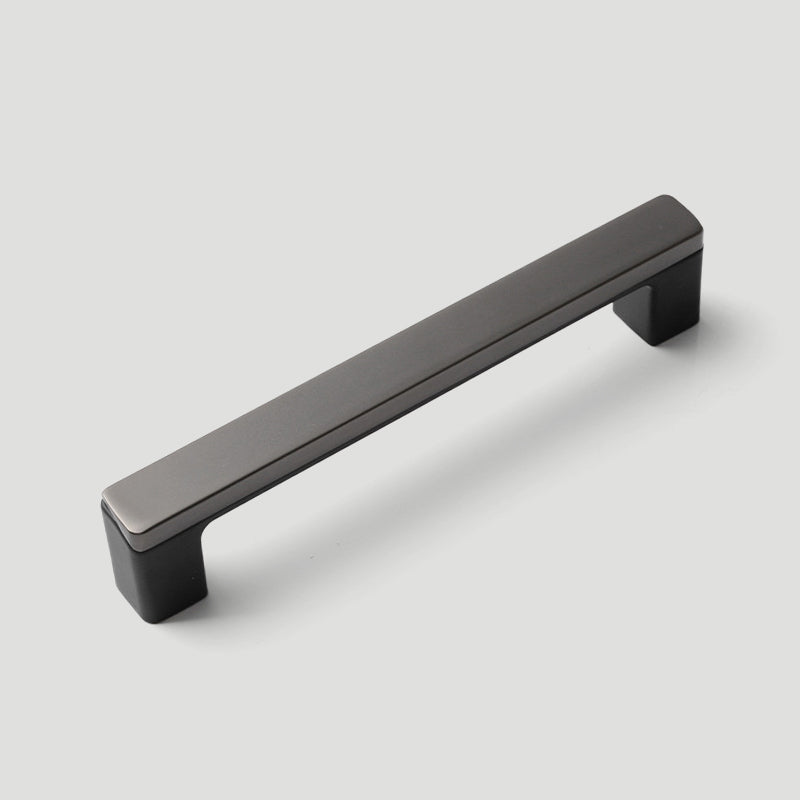 Two-Tone Slim Bar Cabinet Handles and Knobs for Wardrobes