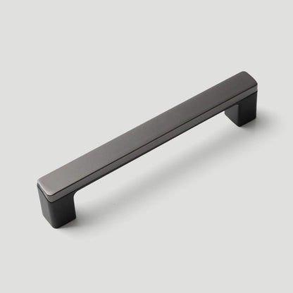 Two-Tone Slim Bar Cabinet Handles and Knobs for Wardrobes