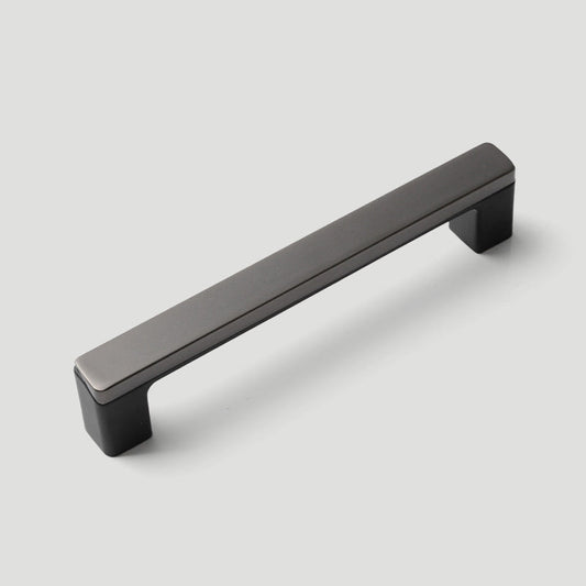 Two-Tone Slim Bar Cabinet Handles and Knobs for Wardrobes