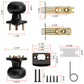 Round Interior Door Knobs with Dummy, Passage and Privacy Options