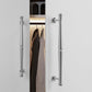Chrome-Finish Brass Bar Cabinet Pulls and Drawer Handles