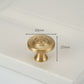 Brushed Gold Brass Cabinet Pulls and Knobs
