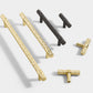 Textured T-Bar Zinc Alloy Cabinet Pulls and Drawer Handles