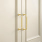 Threaded Ribbed Cabinet Handles and Pulls for Wardrobes