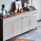 Faceted Trapezoidal Cabinet Pulls and Drawer Handles