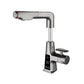 Pull-out Dual-mode Digital Display Bathroom Basin Faucet