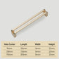 Open-Center Cabinet Pulls and Matching Knobs