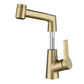 Single Hole Height Adjustable Pull Out Bathroom Faucets