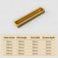 Slotted Recessed Cabinet Pulls and Sliding Door Handles