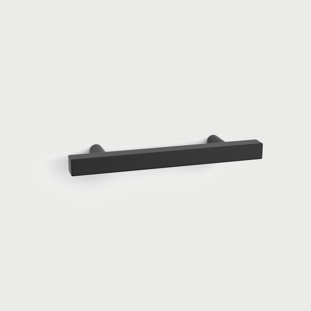 Black Square Bar Drawer Pulls and Cabinet Handles