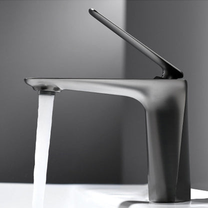 Single Handle Single Hole Brass Vessel Bathroom Sink Faucet