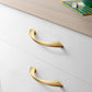 Curved Zinc Alloy Cabinet Handles and Drawer Pulls