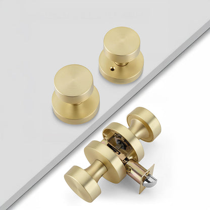Heavy Duty Round Passage Door Knobs for Hallway and Closet Doors