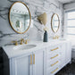 Brushed Brass Square Cabinet Pulls for Kitchen Cabinets & Drawers