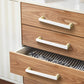 Two-Tone Slim Bar Cabinet Handles and Knobs for Wardrobes
