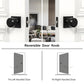 Matte Black Round Privacy Door Knob for Bedroom and Bathroom Doors