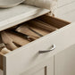 Curved Solid Zinc Alloy Cabinet Handles for Drawers