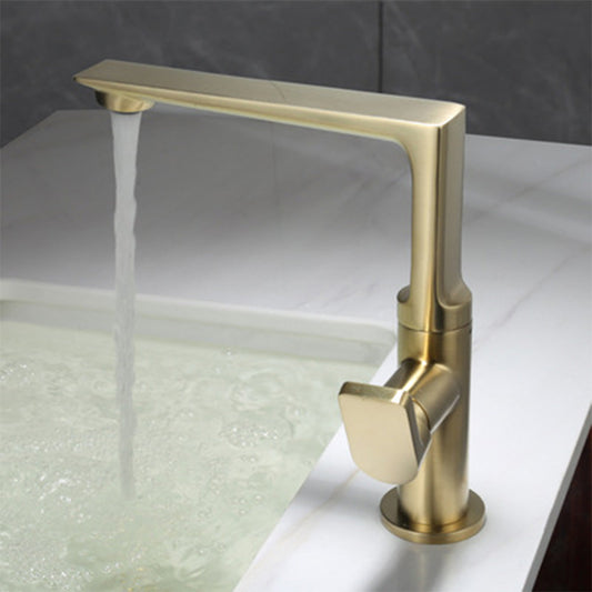 Ferron Modern Waterfall Single-Hole Bathroom Sink Faucet with 360° Swivel Spout