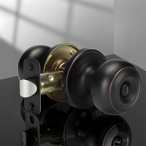 Keyless Interior Privacy Door Knobs for Bedroom and Bathroom Doors