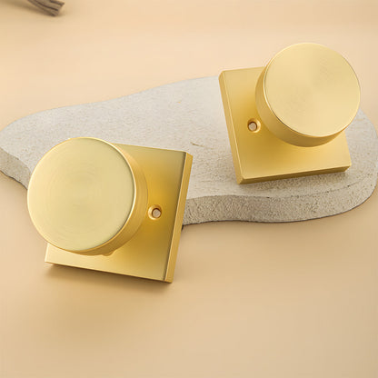 Heavy Duty Square Door Knobs for Closet, Hallway and Bathroom Doors