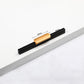 Two-Tone Grooved Aluminum Cabinet Pulls and Door Handles