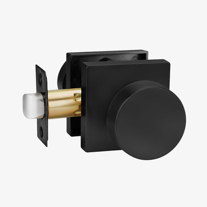Heavy Duty Square Door Knobs for Closet, Hallway and Bathroom Doors